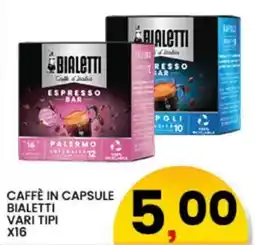 Interspar Caffè in capsule Bialetti offerta