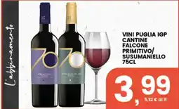 Interspar Vini Puglia IGP Cantine Falcone offerta