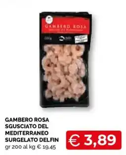 Mercatò Local Gambero rosa sgusciato del mediterraneo surgelato delfin offerta