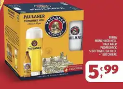Vivo Supermercati Birra Münchner Hell Paulaner offerta