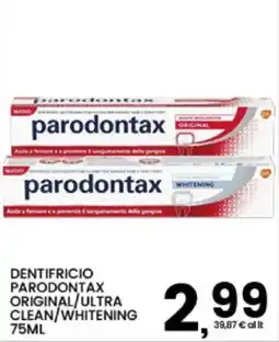 Interspar Dentifricio Parodontax Original/Ultra Clean/Whitening offerta