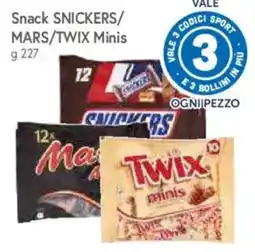 A&O Snack SNICKERS/MARS/TWIX Minis offerta