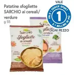 A&O Patatine sfogliette Sarchio ai cereali/verdure offerta