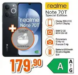 Ipercoop realme Note 70T Special Edition offerta