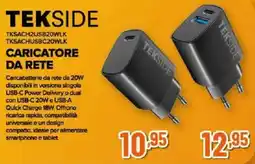 Ipercoop Caricatore da rete Tekside offerta