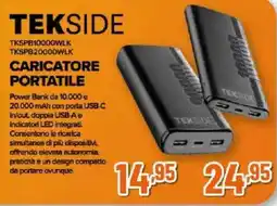 Ipercoop Tekside caricatore portatile offerta