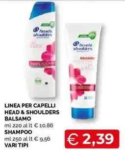 Mercatò Local Linea per capelli Head & Shoulders Balsamo offerta