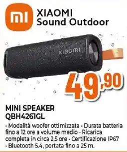 Ipercoop Xiaomi Sound Outdoor Mini Speaker offerta