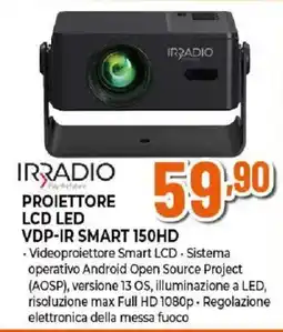 Ipercoop Irradio proiettore lcd led offerta