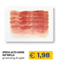 Mercatò Local Speck alto adige igp reclà offerta