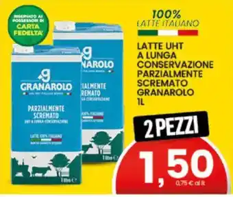 Latte UHT parzialmente scremato Granarolo