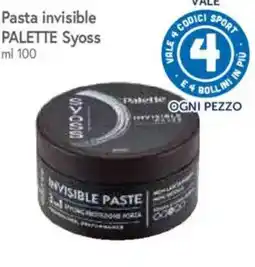 A&O Pasta invisibile Palette Syoss offerta
