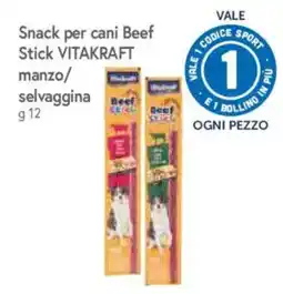 A&O Snack per cani Beef Stick VITAKRAFT offerta