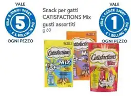 A&O Snack per gatti Catisfactions Mix offerta