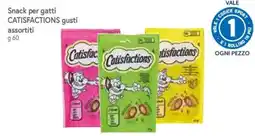 A&O Snack per gatti Catisfactions gusti assortiti offerta