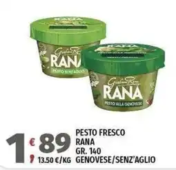 Vivo Supermercati Pesto fresco Rana offerta