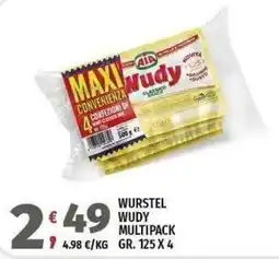 Vivo Supermercati Wurstel Wudy offerta