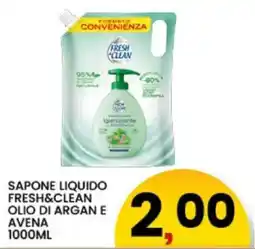Interspar Sapone liquido Fresh&Clean olio di argan e avena offerta