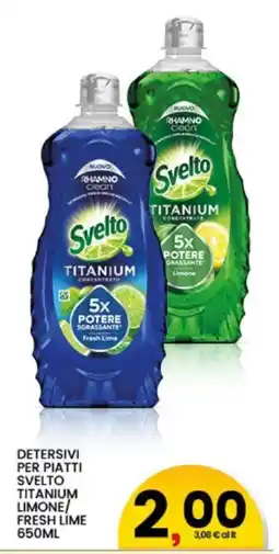 Interspar Detersivi per piatti Svelto Titanium Limone offerta