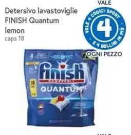 A&O Detersivo lavastoviglie FINISH Quantum lemon offerta
