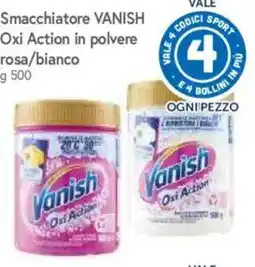 A&O Smacchiatore Vanish Oxi Action in polvere rosa/bianco offerta