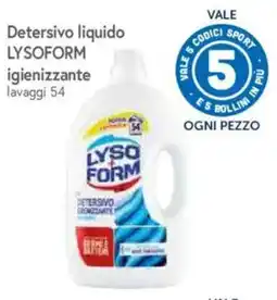 A&O Detersivo liquido igienizzante LYSOFORM offerta