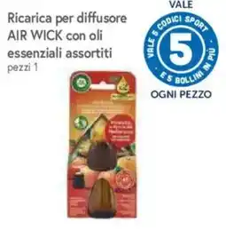 A&O Ricarica per diffusore AIR WICK con oli essenziali assortiti offerta