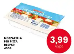 Interspar Mozzarella per pizza Despar offerta