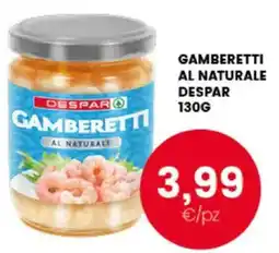 Interspar Gamberetti al naturale Despar offerta