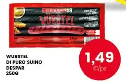 Interspar WursteL di puro suino Despar offerta