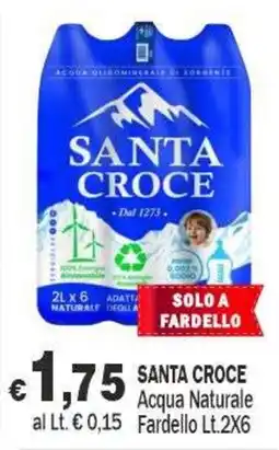 Primo Prezzo Santa Croce Acqua Naturale offerta
