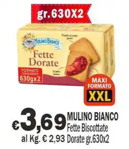 Primo Prezzo Mulino Bianco Fette Dorate offerta