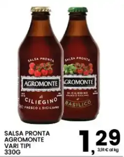 Interspar Salsa pronta Agromonte vari tipi offerta