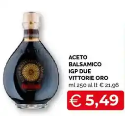 Mercatò Local Aceto balsamico IGP Due Vittorie Oro offerta