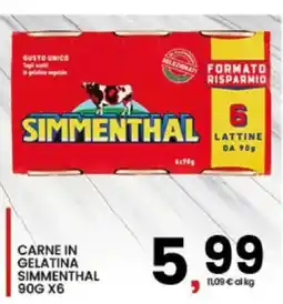 Interspar Carne in gelatina Simmenthal offerta