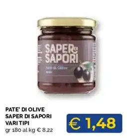 Mercatò Local Pate' di olive Saper di sapori offerta