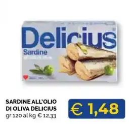 Mercatò Local Delicius Sardine All'olio di oliva offerta
