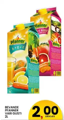 Interspar Beverage Pfanner various flavors offerta