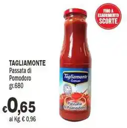 Primo Prezzo Tagliamonte Passata di Pomodoro offerta