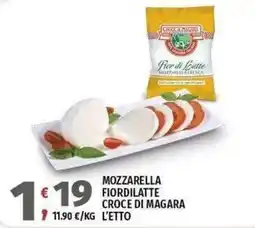 Vivo Supermercati Mozzarella fiordilatte croce di magara offerta