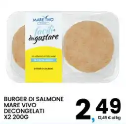 Interspar Burger di salmone Mare Vivo offerta