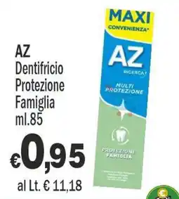Primo Prezzo AZ Dentifricio Protezione Famiglia offerta