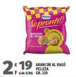 Vivo Supermercati Arancini al ragù Pelizza offerta