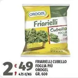Vivo Supermercati Friarielli cubello foglia più Orogel offerta
