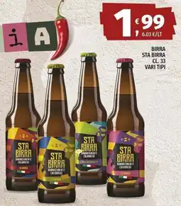 Vivo Supermercati Sta birra dannatamente calabrese offerta