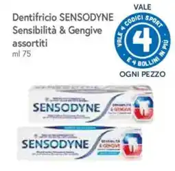 A&O Dentifricio SENSODYNE Sensibilità & Gengive offerta