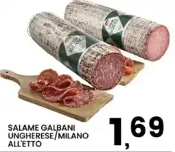 Interspar Salame Galbani Ungherese/Milano all'etto offerta