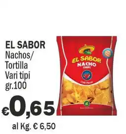 Primo Prezzo El Sabor nachos offerta