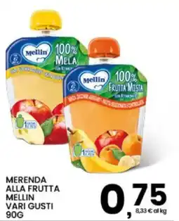Interspar Merenda alla frutta Mellin vari gusti offerta