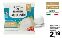 Interspar Mozzarella Granarolo Oggi Puoi offerta